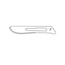 Scalpel Blade No. 19 Pack of 100 Stainless Steel,